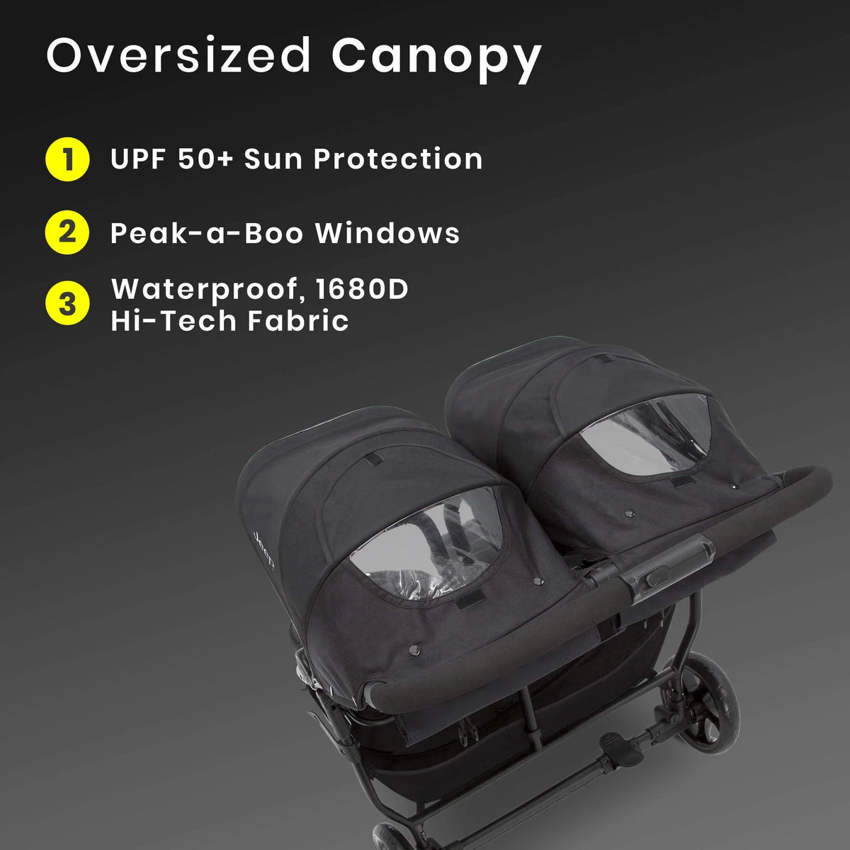 Jeep Destination Ultralight Side x Side Double Stroller - image 7