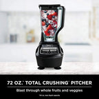 Ninja Blender, Mega Kitchen System, 1500W, 4 Functions for Smoothies, Processing, Dough, Drinks & More, with 72 Blender Pitcher, 64 Processor Bowl, 2 Nutri Cups + Lids, Black, BL770 - image 21