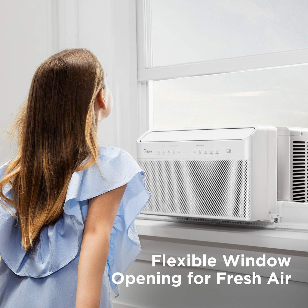 U-Shaped Inverter Window Air Conditioner 12,000BTU with Open Window Flexibility, Robust Installation,Extreme Quiet, 35% Energy Saving, Smart Control, Alexa, Remote, Bracket Included. - image 2
