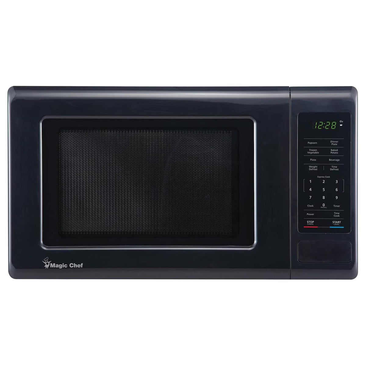 Magic Chef 0.9 cu ft Countertop Microwave Oven in Black - image 1