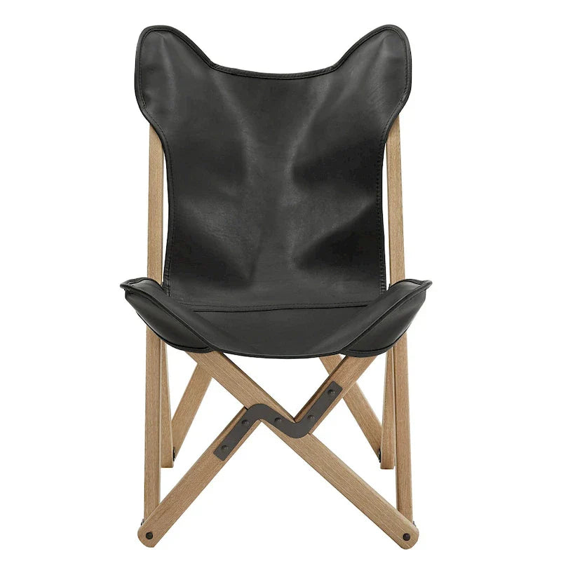 Cantu Authentic Top Grain Leather Tripolina Sling Chair by iNSPIRE Q Modern - image 11