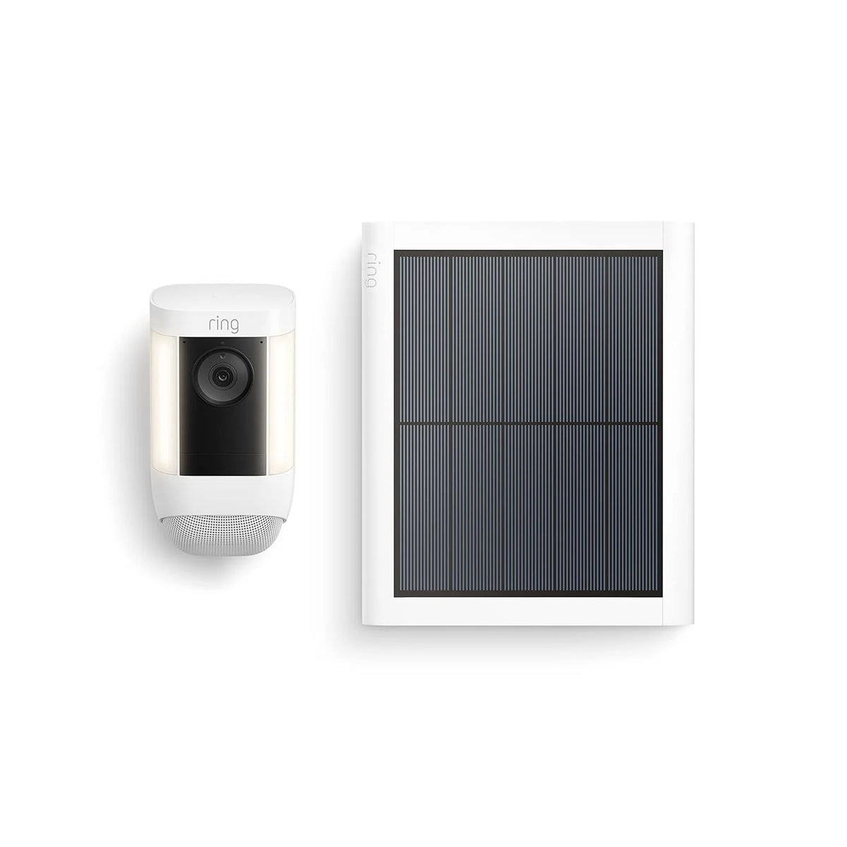 Ring Spotlight Cam Pro, Solar / 3D Motion Detection, Two-Way Talk with Audio+, and Dual-Band Wifi (2022 release) - White - image 2