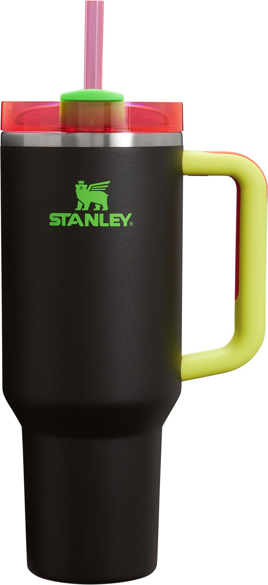 Stanley Dining / 40oz Neon Black Stanley Tumbler / Color: Black/Green / Size: Os / Starlightdiva95's Closet - image 1