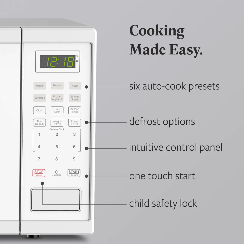 Farberware FMGZ09BKA 0.9 Cu. Ft. Microwave Oven, 900W, Digital Control, LED Display, 6 Cooking Presets, Black - image 27