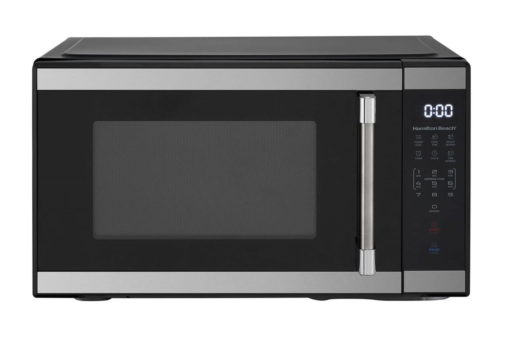 Hamilton Beach 1.1 Cu. Ft. Microwave Oven, Countertop, Black and Stainless Steel - image 1