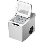 Costway Ice Maker Machine Countertop 26Lbs/24H Portable W/Scoop & Basket Silver - image 10