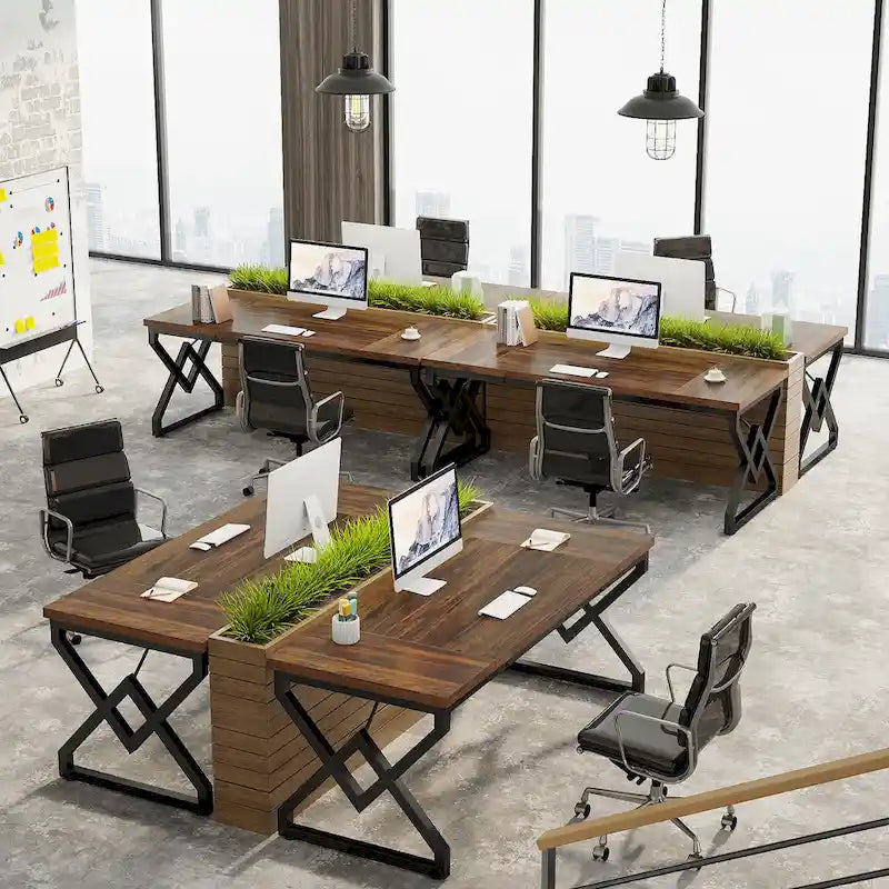 63-Inch Spacious Executive Desk for Home Office Use - image 8