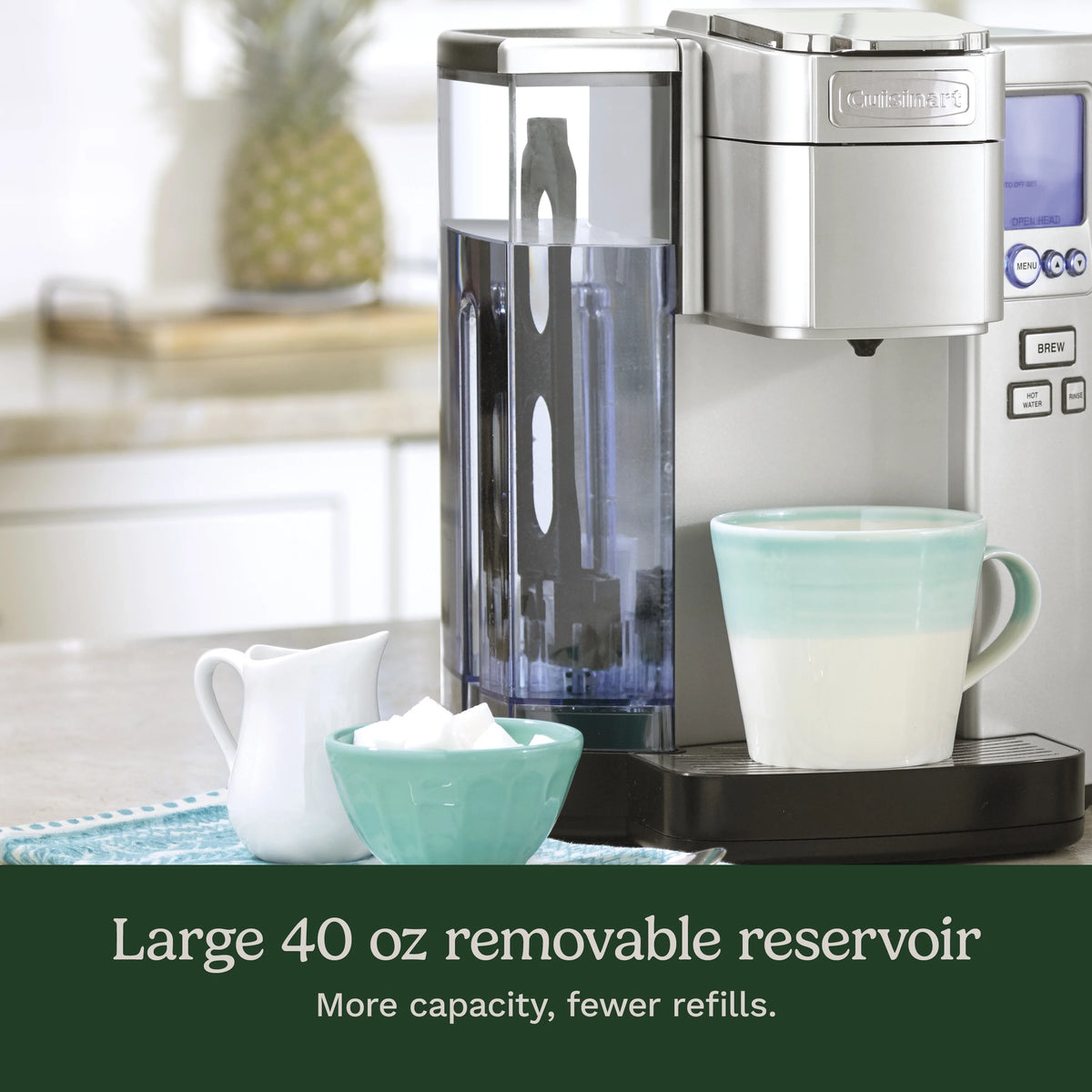 Cuisinart Premium Single Serve Brewer + Hot Water Coffee - Maker Combo - image 12