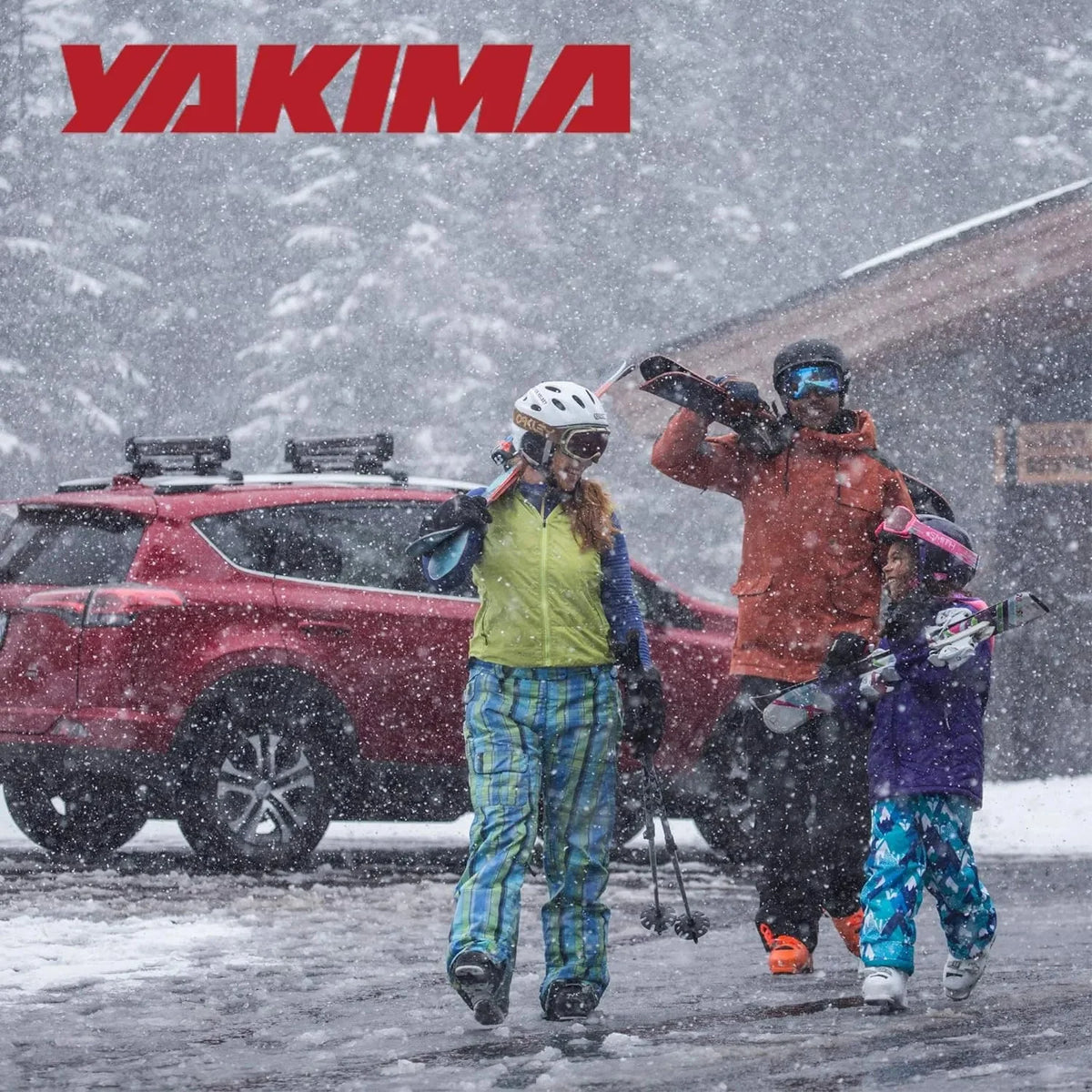 Yakima, PowderHound 6 Ski & Snowboard Mount, Fits Up to 6 Pairs of Skis or 4 Snowboards, Rides Quietly, Fits Most Roof Racks, Black - image 8
