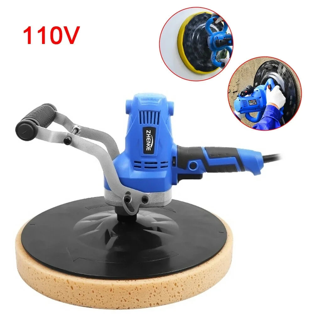 Fetcoi 850W Handheld Drywall Sander, Electric Wall Sander Smoothing Polishing Machine 1-4 Adjustable Speed for Concrete Cement Mortar (Blue) - image 6