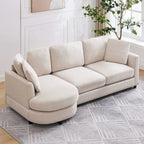 L Shape Sectional Sofa with Chaise and Cushioned Seating - image 7