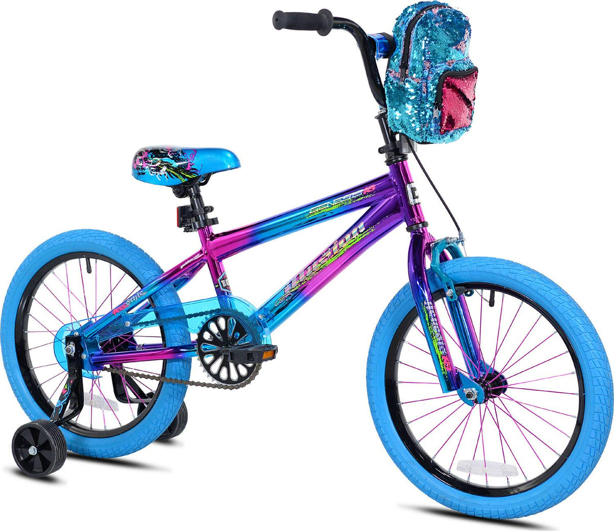 Genesis 18 Illusion Girl's Bike Blue/Purple - image 1