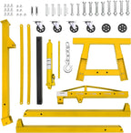 Joankaren 2 Ton Folding Hydraulic Engine Hoist, Heavy - Duty Engine Shop Crane Hoist Lift, Heavy Cherry Picker with 6 - image 7
