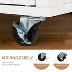 Futzca Kitchen Island Cart with Storage Cabinet and Drawers - Not Applicable - image 8