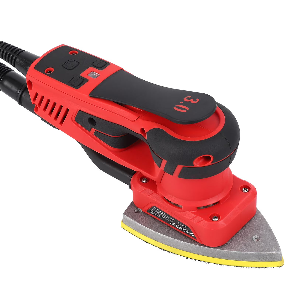 M optimized Electric Detail Sander with 12 Sanding Paper, 350W Brushless Motor Mouse Sander, Powerful & Low Vibration, 10000 RPM, for Wood Working - image 1