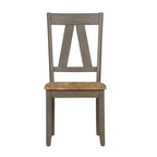 Lindsey Farm 7-Piece Trestle Table Set in Gray and Sandstone - image 9