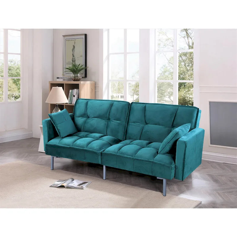 Bernal 75.6-Inch Velvet Sleeper Sofa Bed - image 29