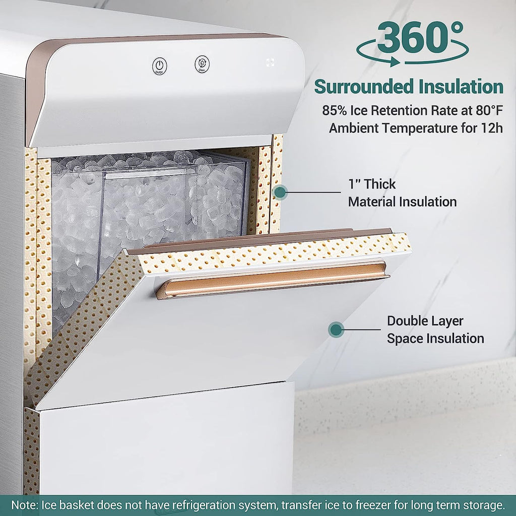 V2.0 Countertop Nugget Ice Maker / Self Cleaning Pellet Ice Maker / Open and Pour Refill / Stainless Steel Housing / - image 5