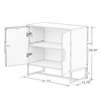 CUSchoice Solid Wood Square Handle 2-Door Sideboard - image 10