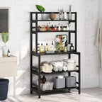5-Tier Kitchen Baker's Rack with Storage - Microwave Oven Cart - image 19