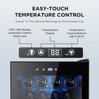 Mini Fridge 130 Can Beverage Refrigerator Cooler, 3.2 Cu.Ft Drink Fridge for Soda Wine Beer, Adjustable Temperature Control for Home Office, Black - image 28