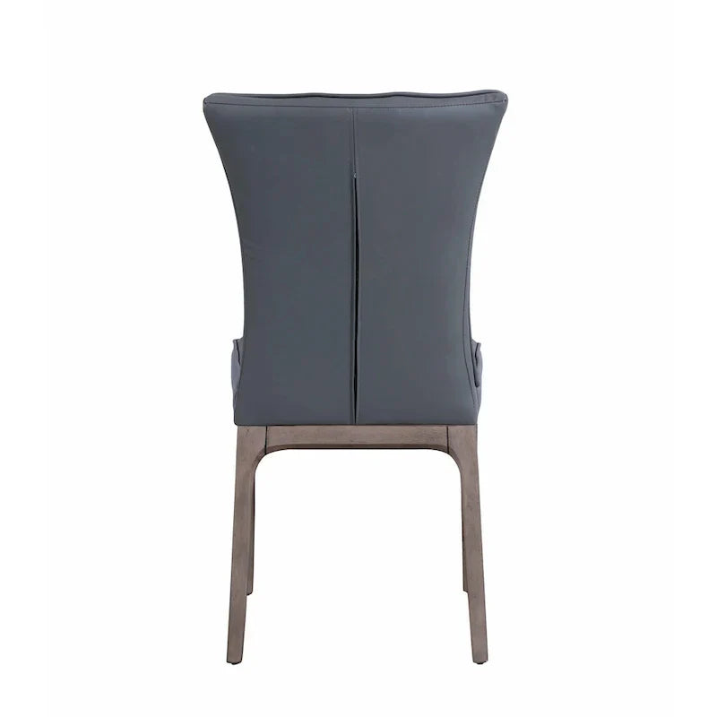 Set of 2 Contemporary Tufted Side Chairs with Sturdy Solid Wood Frame - image 9