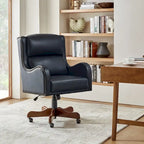 HULALA HOME Pete Adjustable Height Faux Leather Swivel Executive Chair with Tilt Mechanism - image 29
