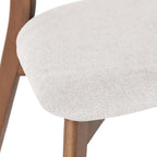 Pair of Light Beige Wooden Dining Chairs - Versatile Side Chairs for Office or Home - image 10
