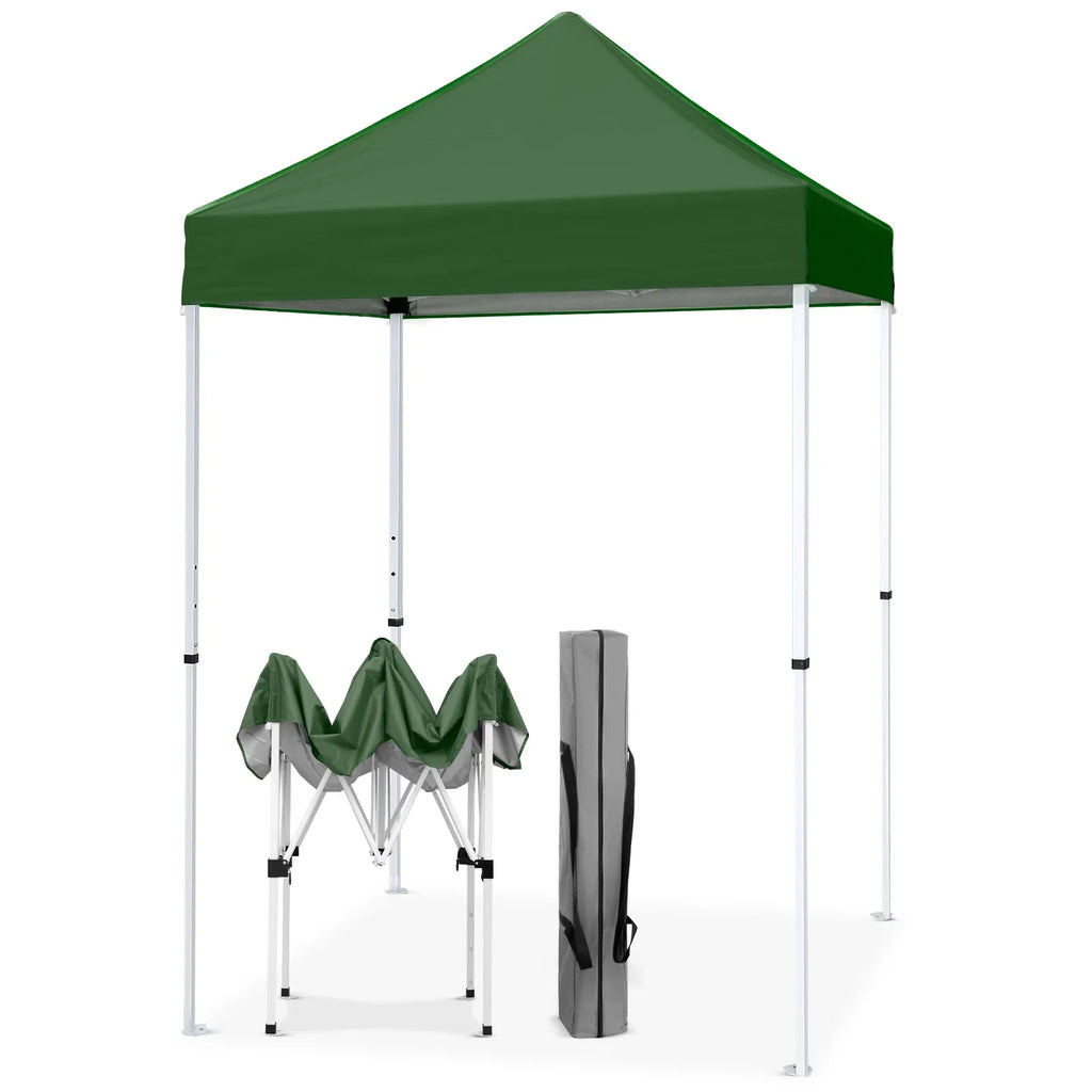 EAGLE PEAK 5x5 Pop up Canopy Tent Instant Outdoor Canopy Easy Set - up Straight Leg Folding Shelter（blue） - image 93