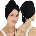 Hair RePear Anti Frizz Premium Cotton Hair Towel Enhances Healthy Natural Hair - Plop Wrap Scrunch Curly Wavy or Straight Hair -All Hair Types - image 1