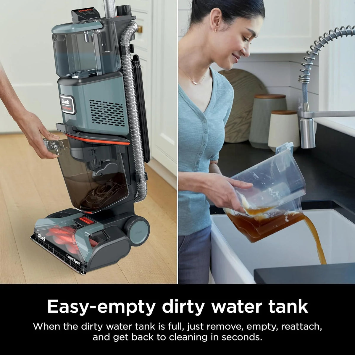 Shark CarpetXpert EX201 Carpet Cleaner, Cyan – Deep Cleaning with StainStriker, Perfect for Pets, Includes Spot & Stain Remover Tools - image 22