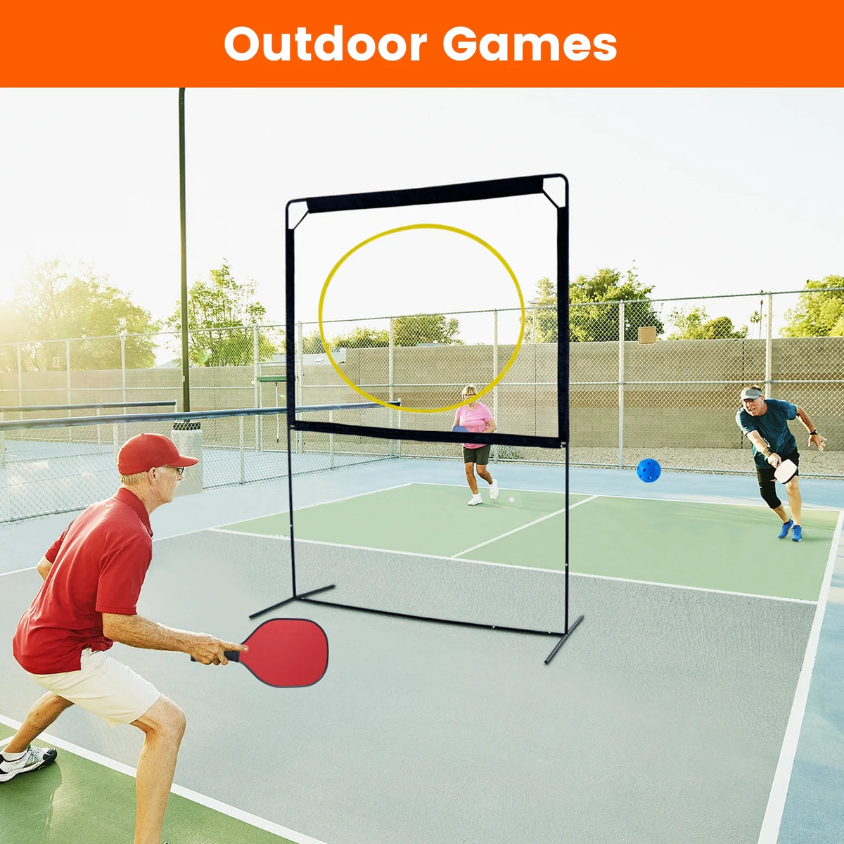 Slsy Portable Pickleball with Net, A Racket Game That Combines Pickleball, Badminton, Jianzi, and Tennis, Backyard Games Sport Outdoor Indoor, Fun Games for Kids & Adults - image 13