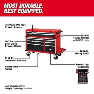 High Capacity 46 in. 18-Drawer Tool Chest and Cabinet Combo 48-22-8546 - image 2