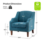 Set of 2 Lucretius Armchairs with Nailhead Trim by HULALA HOME - image 39