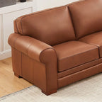 Hydeline Brookfield Premium Top Grain Leather Sofa and Chair Set - image 19