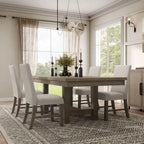Jusk Rustic Grey Wood 5-Piece Dining Set by Furniture of America - image 15