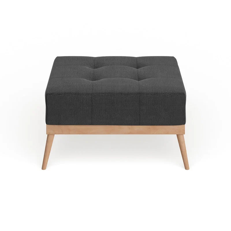 Christopher Knight Home Carson Lund Mid-Century Tufted Fabric Square Ottoman - image 22