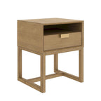 Nathan James Luke Wooden End Table with Storage Drawer and Open Cubby - image 9