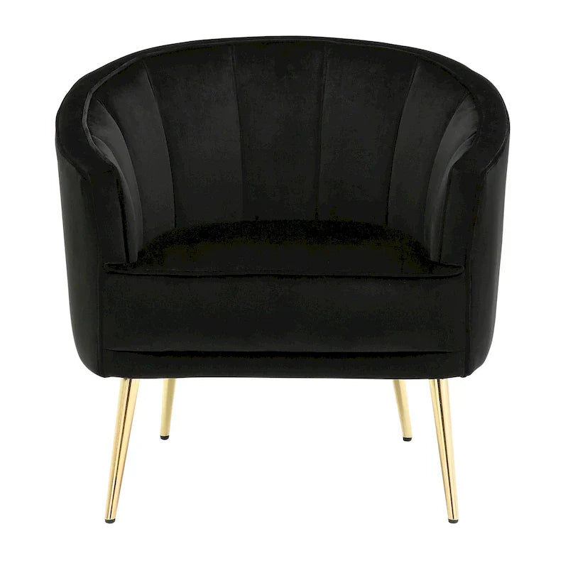 Randolf Velvet Accent Chair in Silver Orchid - image 8