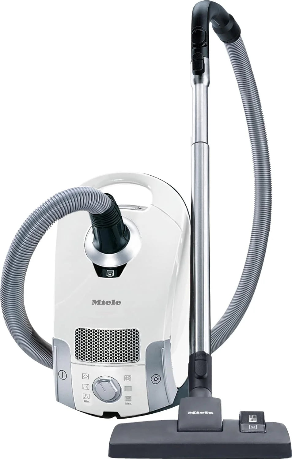 Pure Suction Powerline Canister Vacuum Cleaner, Lotus White - image 1