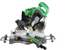Metabo HPT 10-Inch Sliding Compound Miter Saw, Adjustable Laser Guide, Double Bevel, Electronic Speed Control, 12 Amp Motor, Electric Brake C10FSHS - image 1
