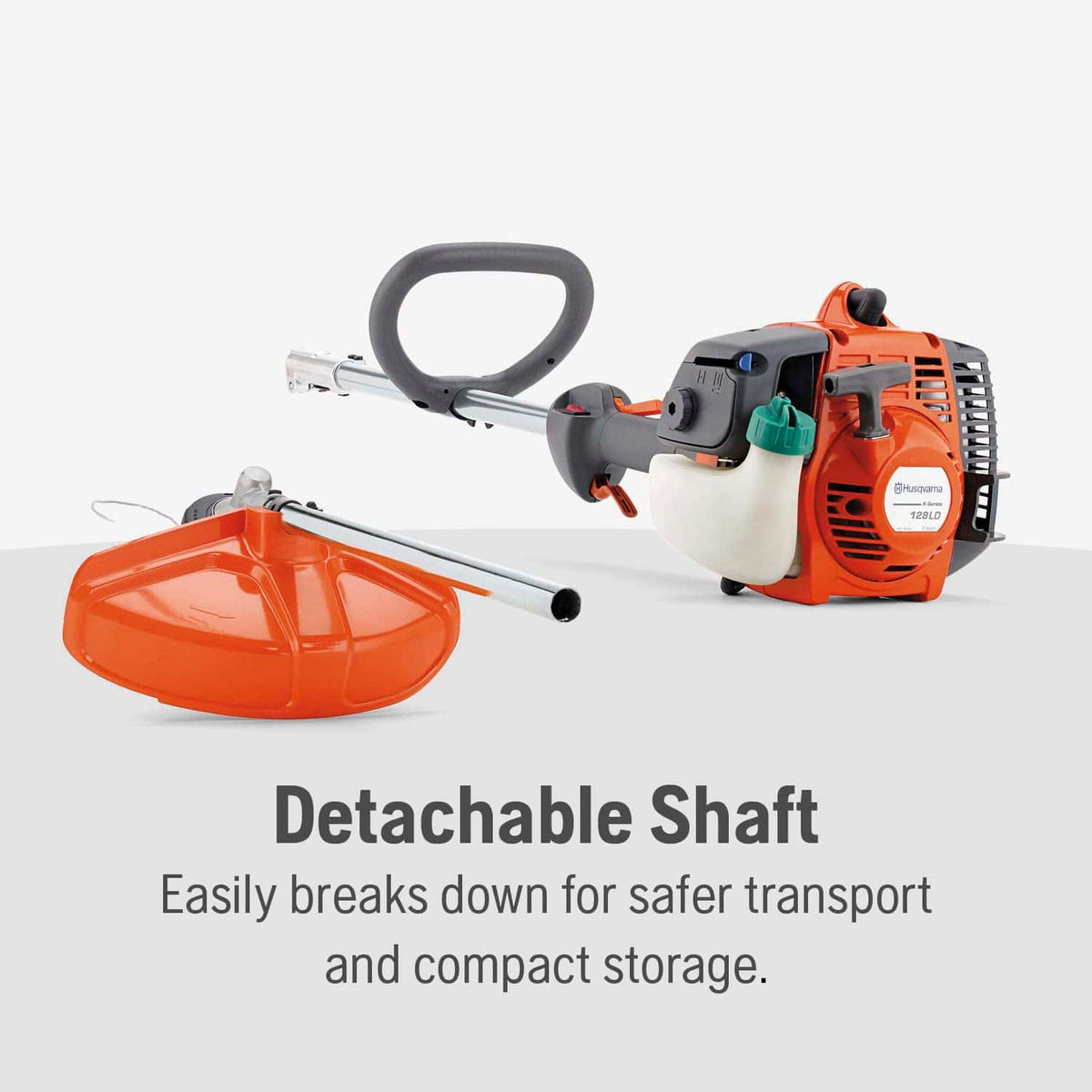 128LD Gas String Trimmer, 28-cc 2-Cycle, 17-inch Straight Shaft Gas String Trimmer with Tap 'n Go trimmer head - image 9