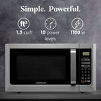 Farberware FMGZ09BKA 0.9 Cu. Ft. Microwave Oven, 900W, Digital Control, LED Display, 6 Cooking Presets, Black - image 13