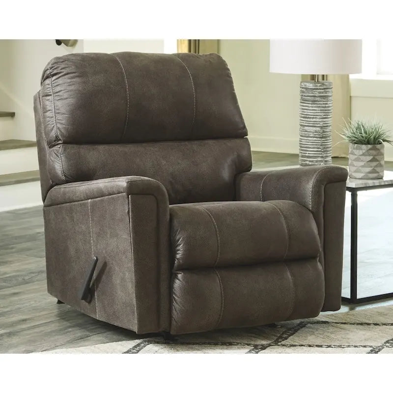 Signature Design by Ashley Navi Brown Reclining Rocker - image 1