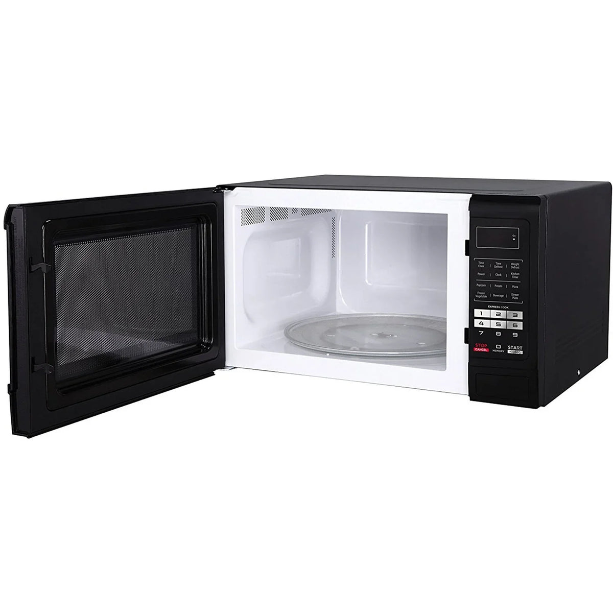 Magic Chef 1.6 Cu. ft. 1100W Countertop Microwave Oven with Push-Button Door in Black, New - image 2