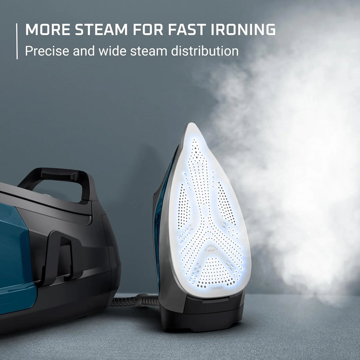 Rowenta DG8624 Steam Station Iron, 1800W, 1.1L Tank, Blue - image 3