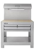 45-in W x 36-in H 3-Drawer Work Bench SS - image 1