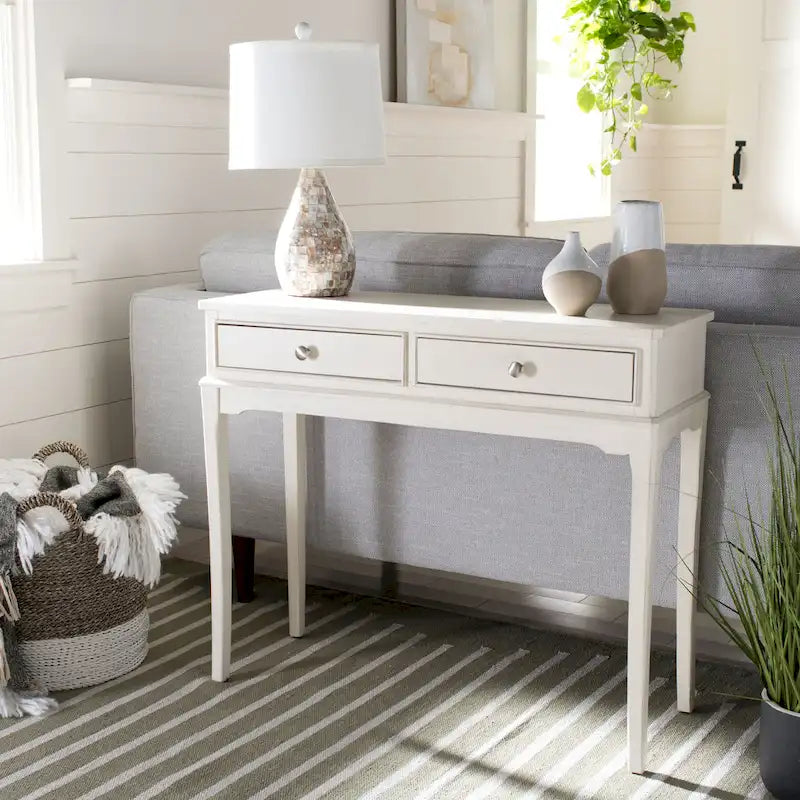 2-Drawer Console Table with Elegant French Country Design - image 1