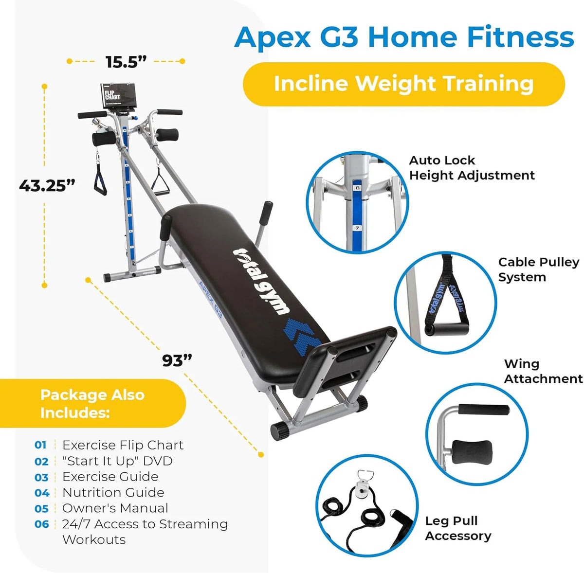 Full Body Workout System, Indoor Home Gym - image 3