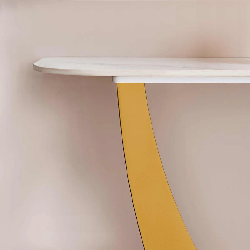 Contemporary Console Table with Elegant Design, Metal Frame, and Adjustable Foot Pads for Entryway - image 12